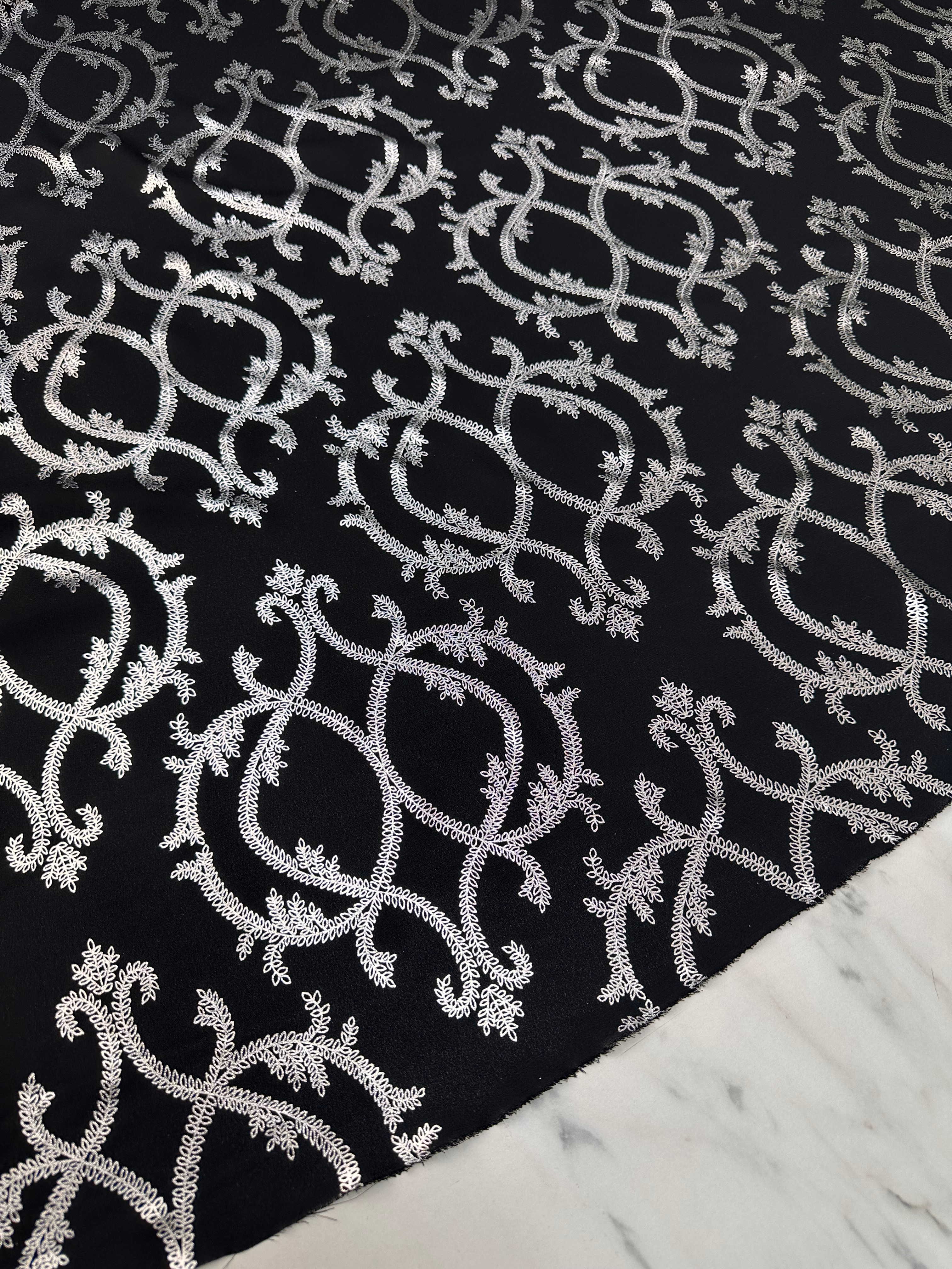 Fantazi Ürün Gümüş Kablama Qin Krep Elbise Abaya Etek Bol Pantolon