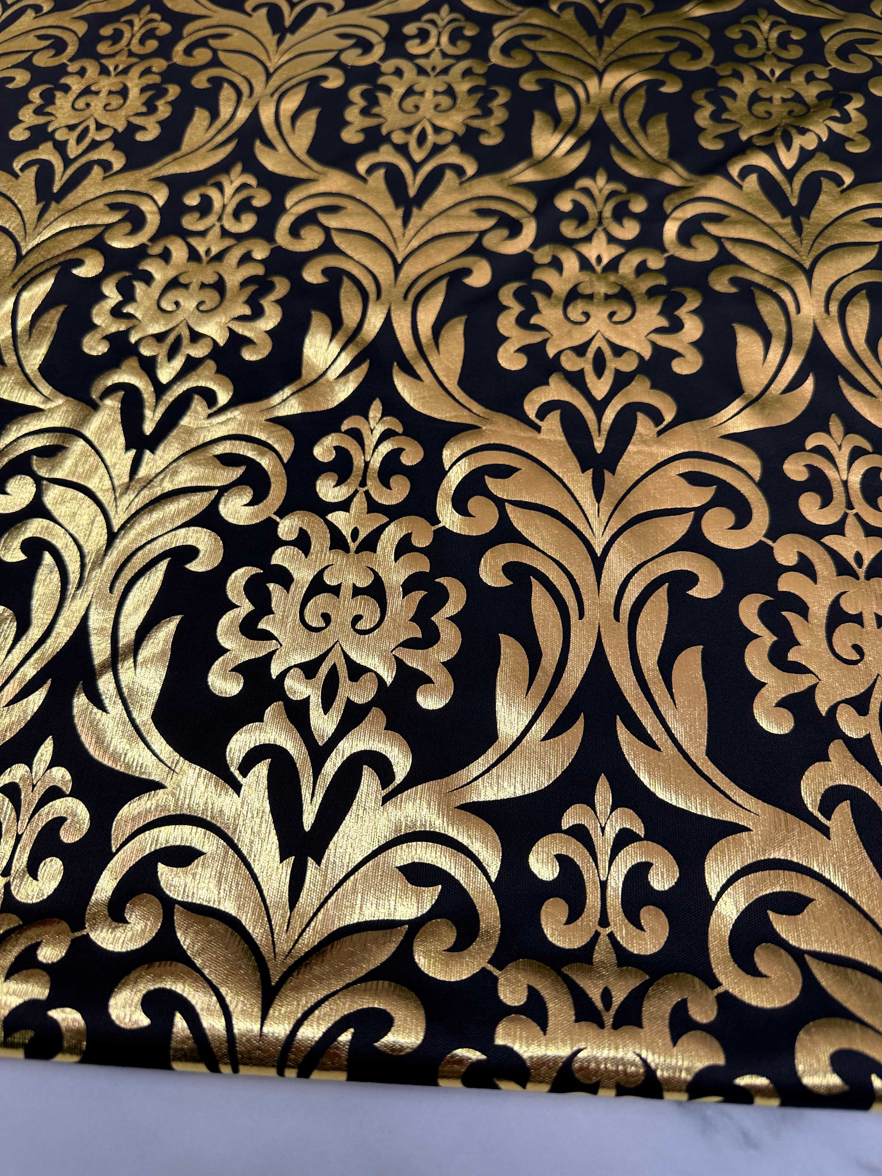 Fantai Ürün Altın Kablama Motif Desen Elbise Etek Şalvar