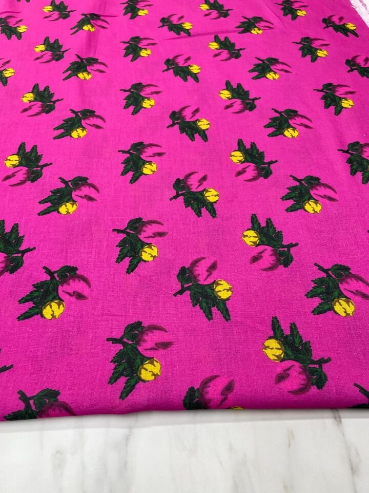 Pıtırcık Çiçek Desen Elbiselik Pantolonluk Kumaş