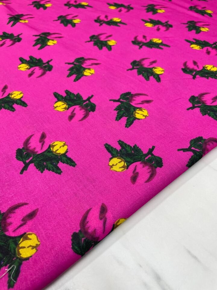 Pıtırcık Çiçek Desen Elbiselik Pantolonluk Kumaş