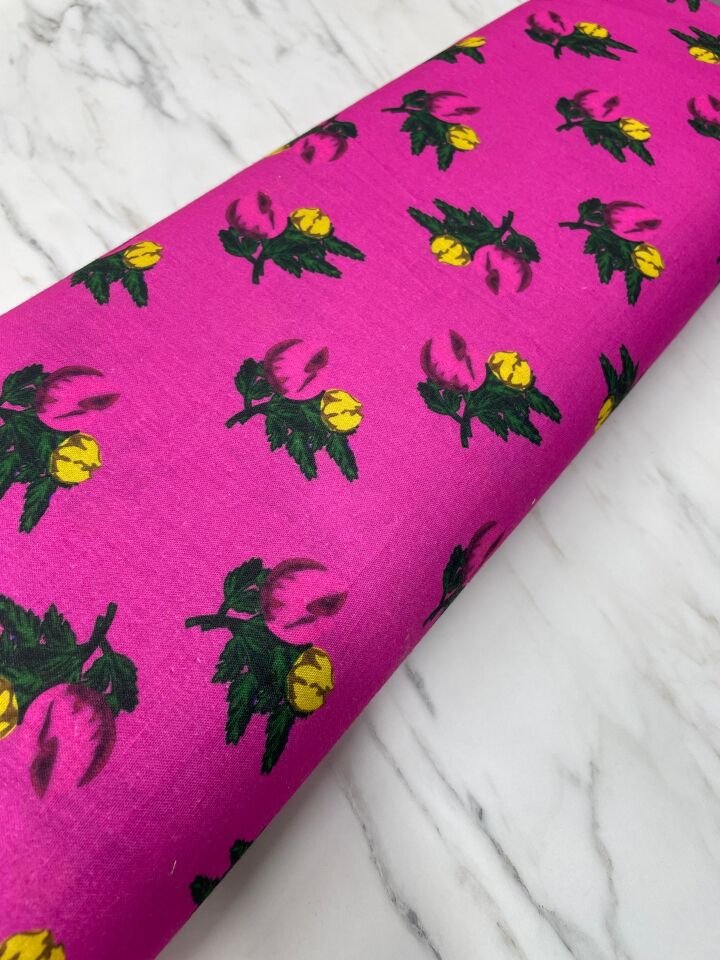 Pıtırcık Çiçek Desen Elbiselik Pantolonluk Kumaş