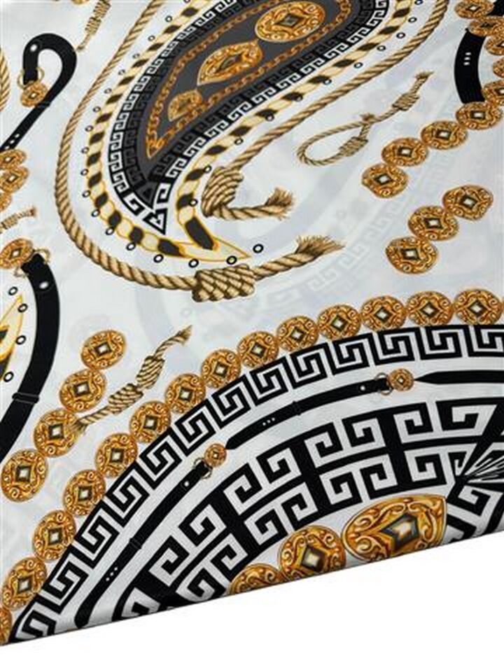 İp Desen Elbiselik Gömleklik Krep Kumaş