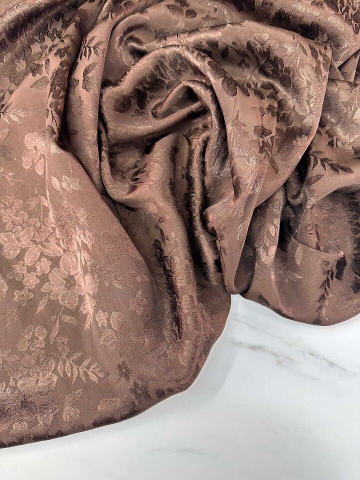 Kahfe Çiçek Desen Javenes Elbise Etek Abaya Şalvar