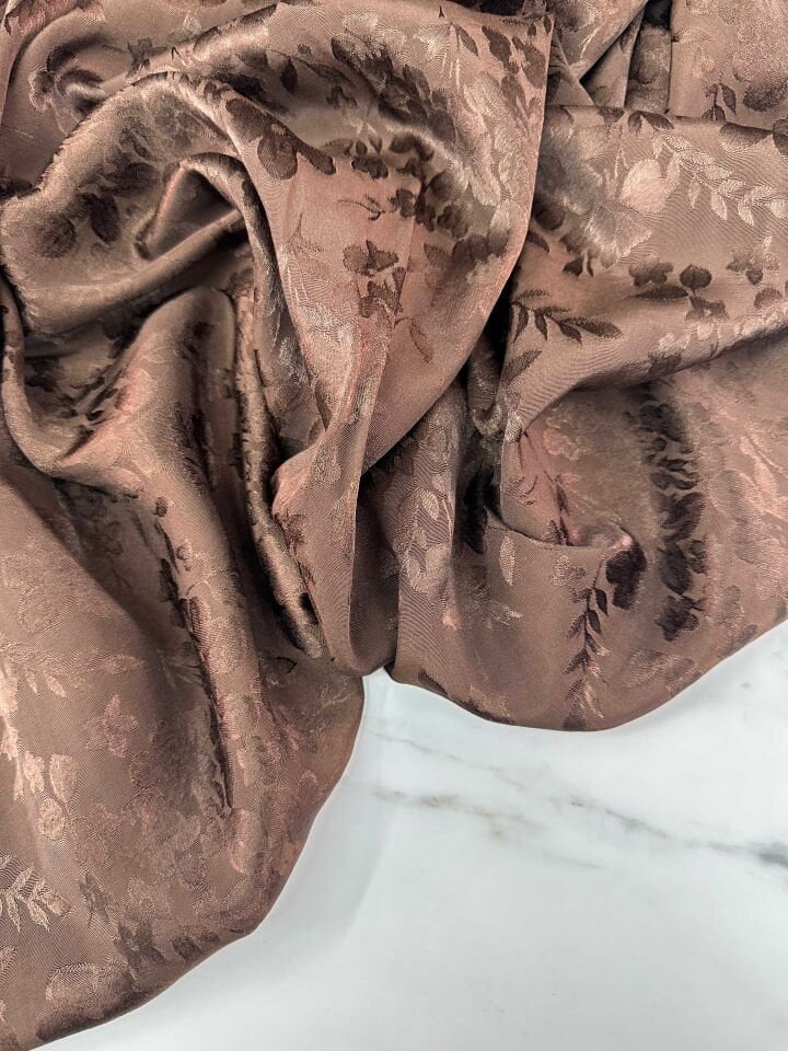 Kahfe Çiçek Desen Javenes Elbise Etek Abaya Şalvar