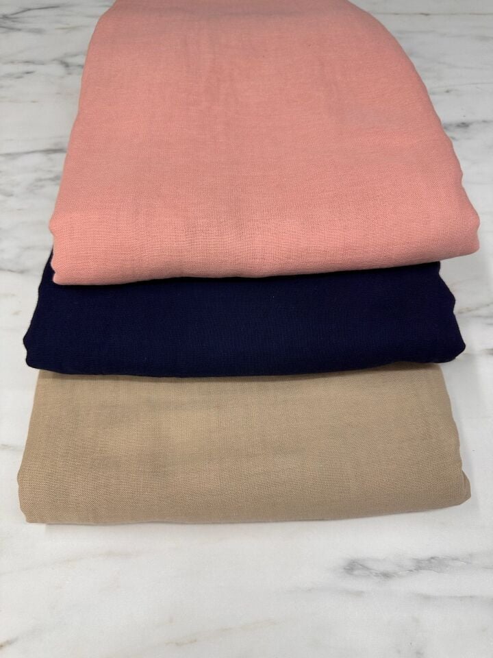 Yüzde Yüz Pamuklu Çift Kat Elbiselik Müslüm Kumaş