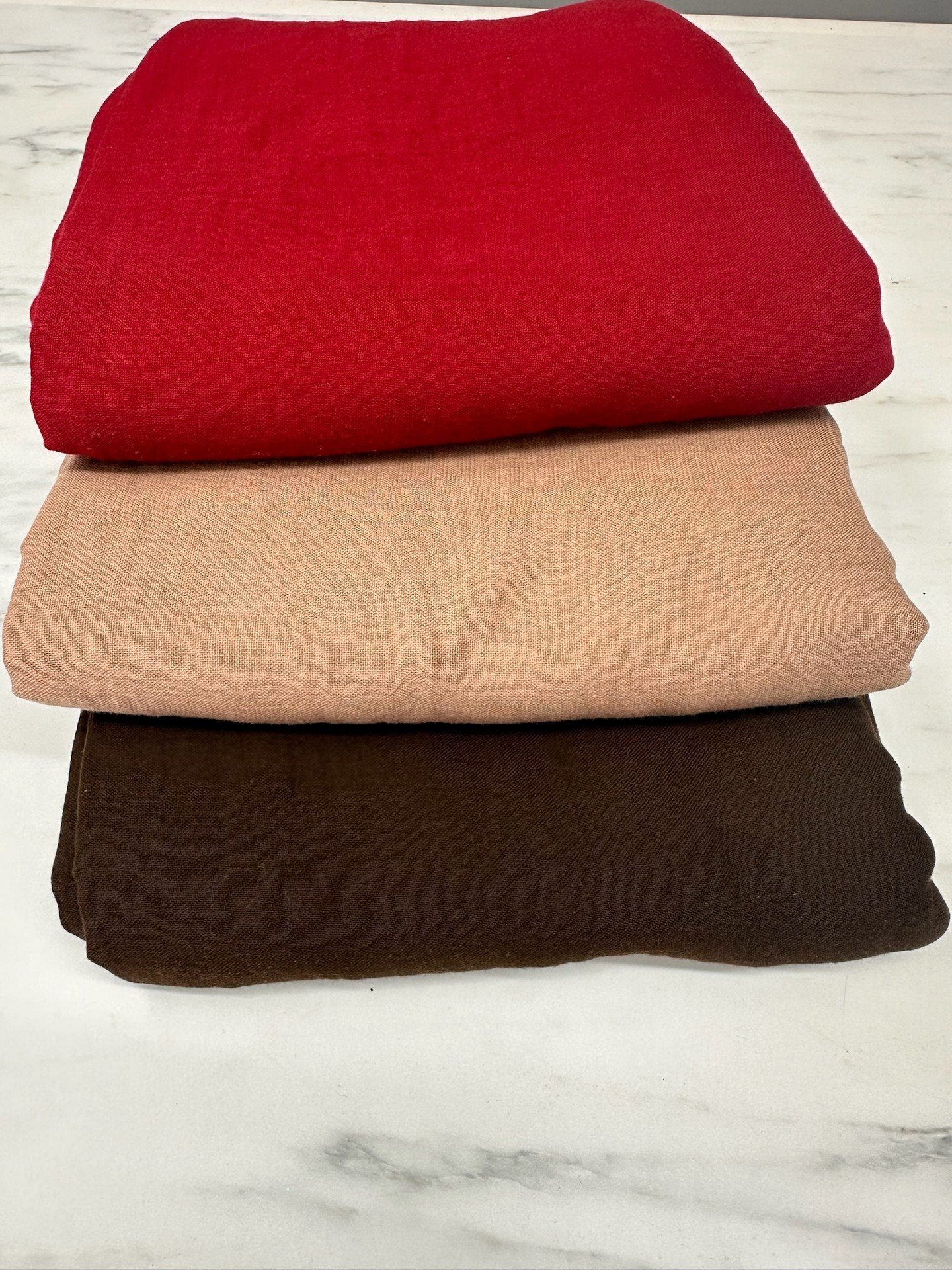 Yüzde Yüz Pamuklu Çift Kat Elbiselik Müslüm Kumaş