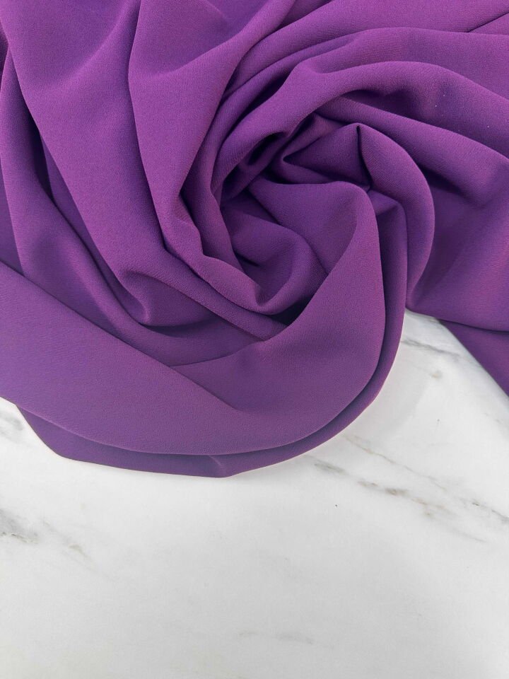 Mürdüm İthal Rubi Krep Elbise Etek Abaya Pantolon