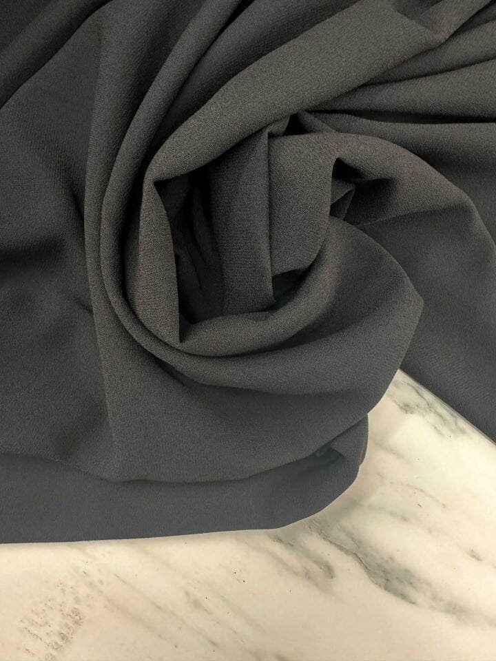 Siyah İthal Rubi Krep Elbise Etek Abaya Pantolon