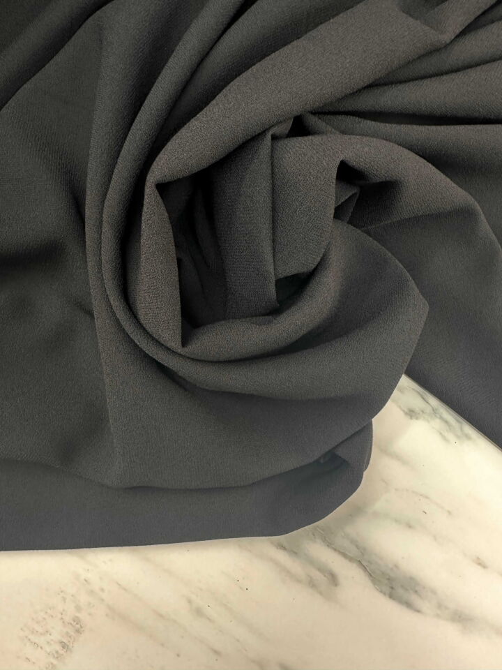 Siyah İthal Rubi Krep Elbise Etek Abaya Pantolon