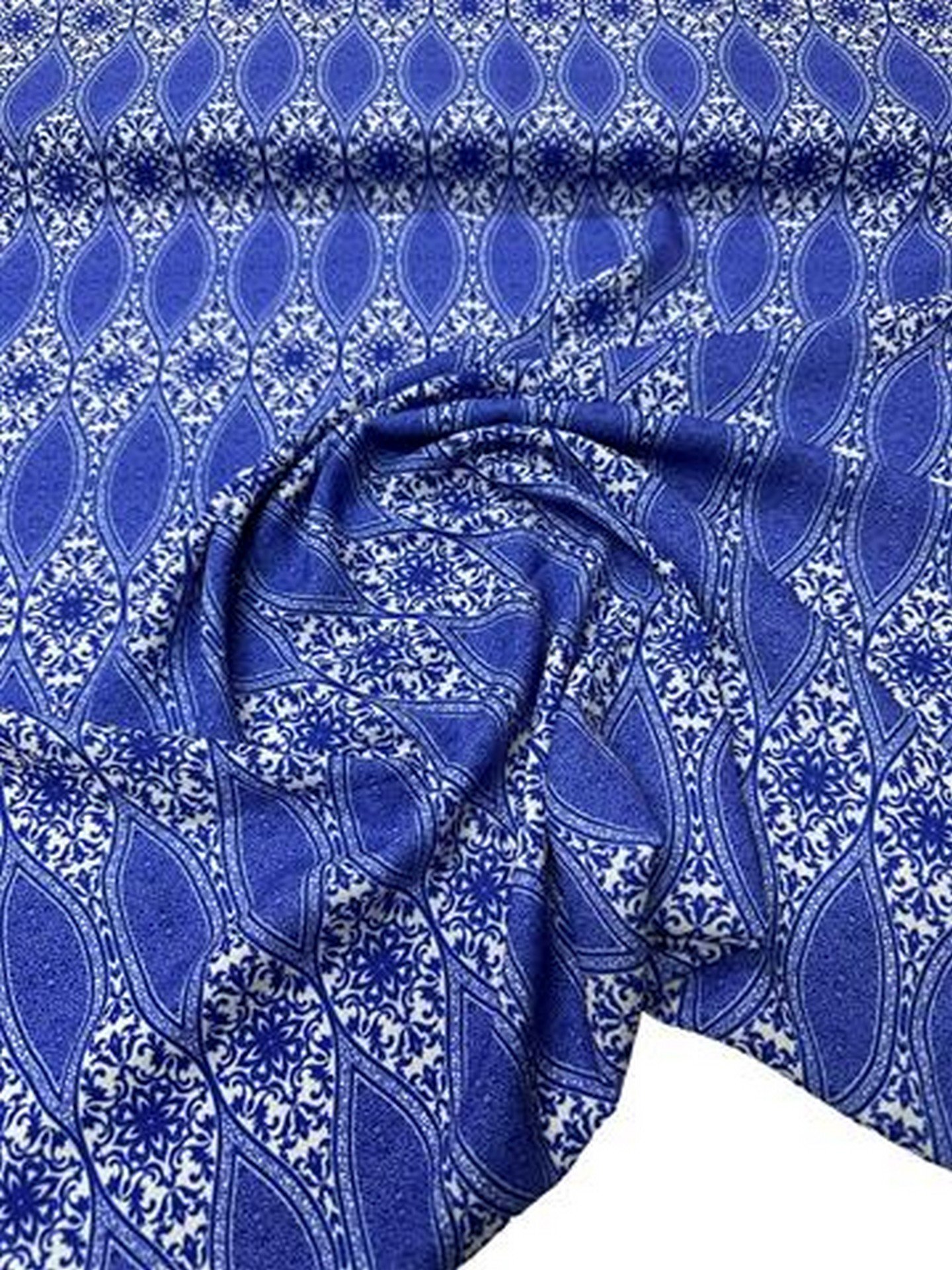 Özbek Desen Elbiselik Gömleklik Krep Kumaş