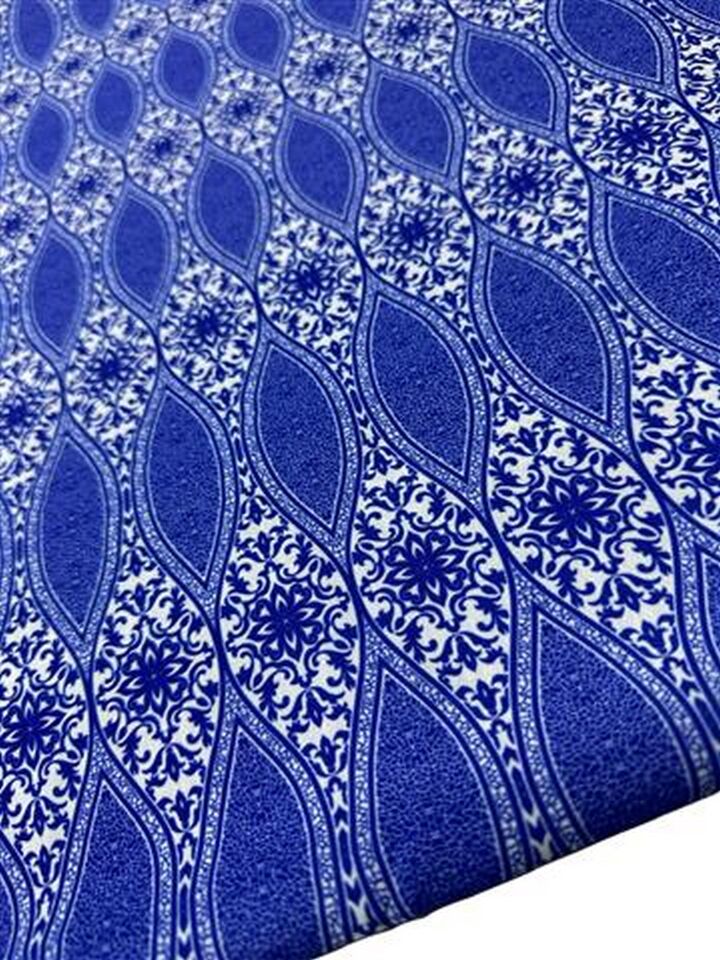 Özbek Desen Elbiselik Gömleklik Krep Kumaş