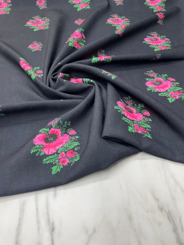 Pera Çiçegi Elbiselik Pantolonluk Keten Kumaş