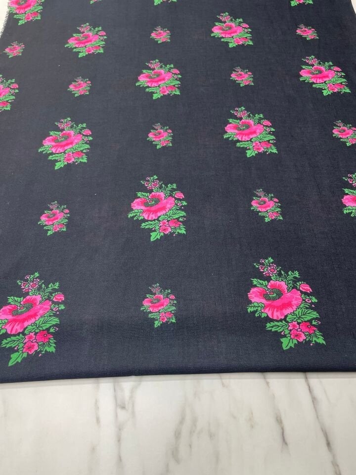 Pera Çiçegi Elbiselik Pantolonluk Keten Kumaş