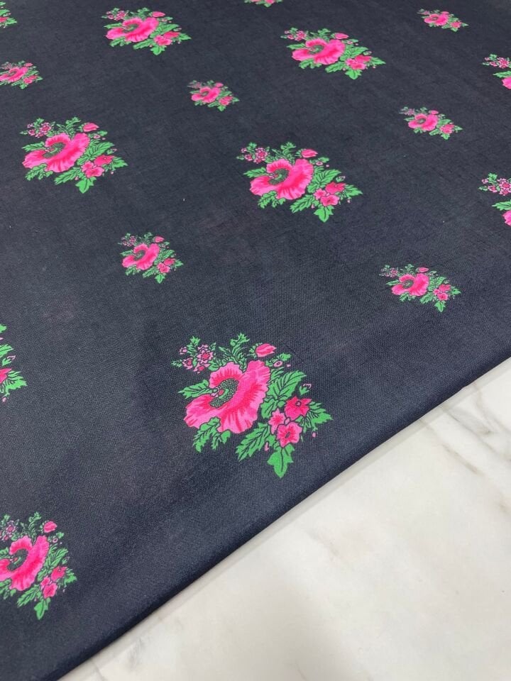 Pera Çiçegi Elbiselik Pantolonluk Keten Kumaş