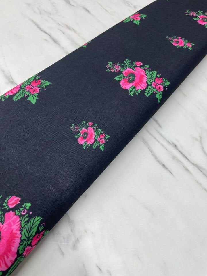 Pera Çiçegi Elbiselik Pantolonluk Keten Kumaş