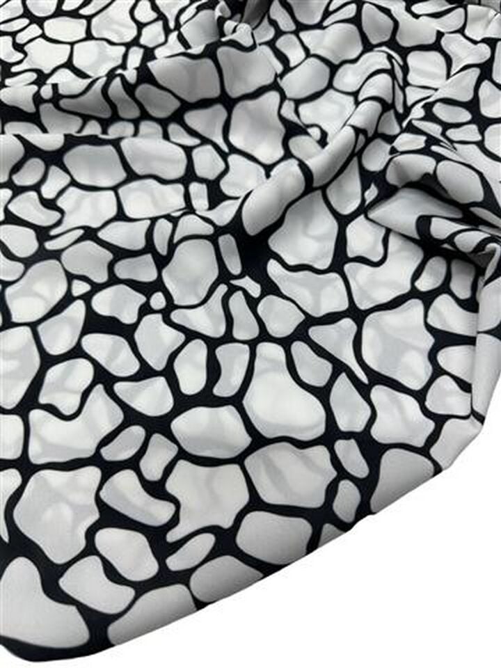 Mermer Desen Elbiselik Gömleklik Krep Kumaş