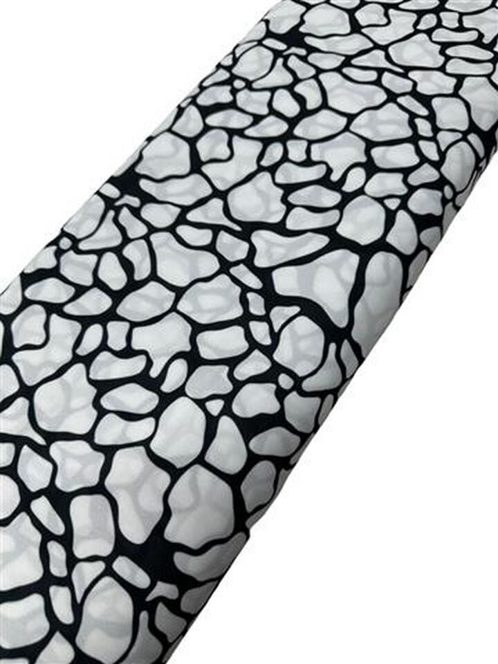 Mermer Desen Elbiselik Gömleklik Krep Kumaş