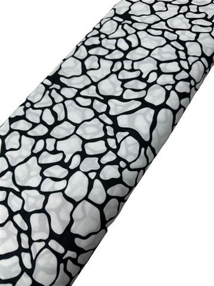 Mermer Desen Elbiselik Gömleklik Krep Kumaş