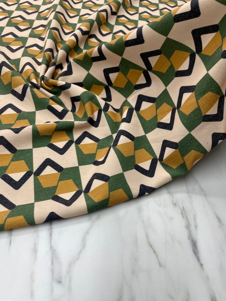 Vira Desen Elbiselik Pantolonluk Keten Kumaş