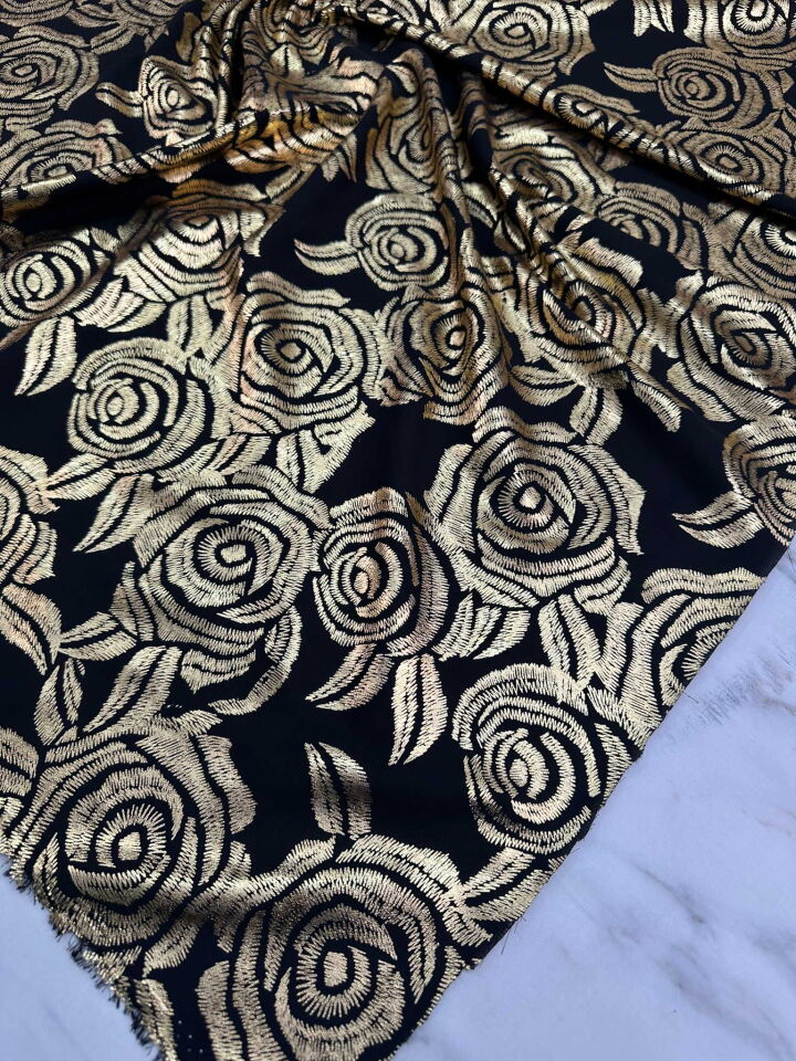 Fantazi Gül Desen Özel Üretim Varak Kablama