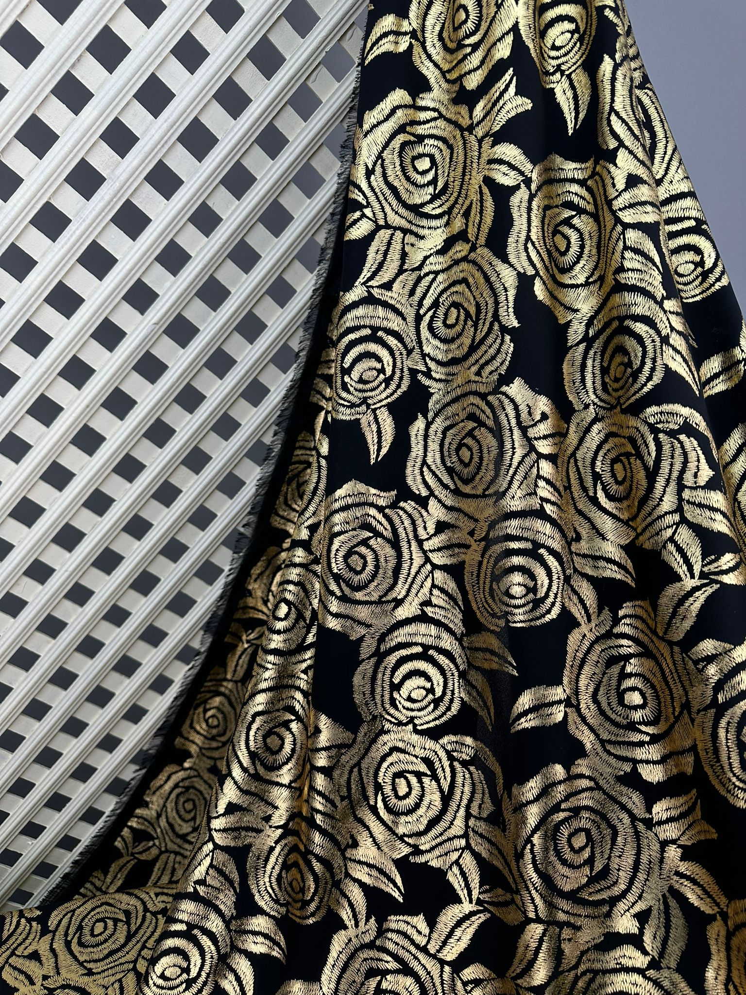 Fantazi Gül Desen Özel Üretim Varak Kablama