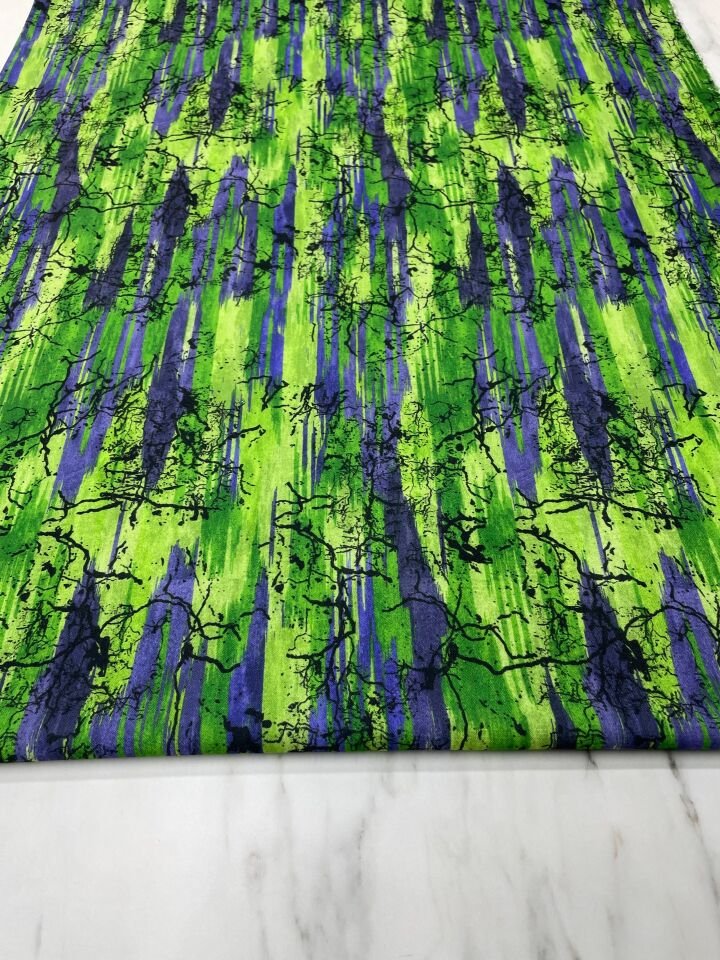 Kilim Desen Elbiselik Keten Kumaş