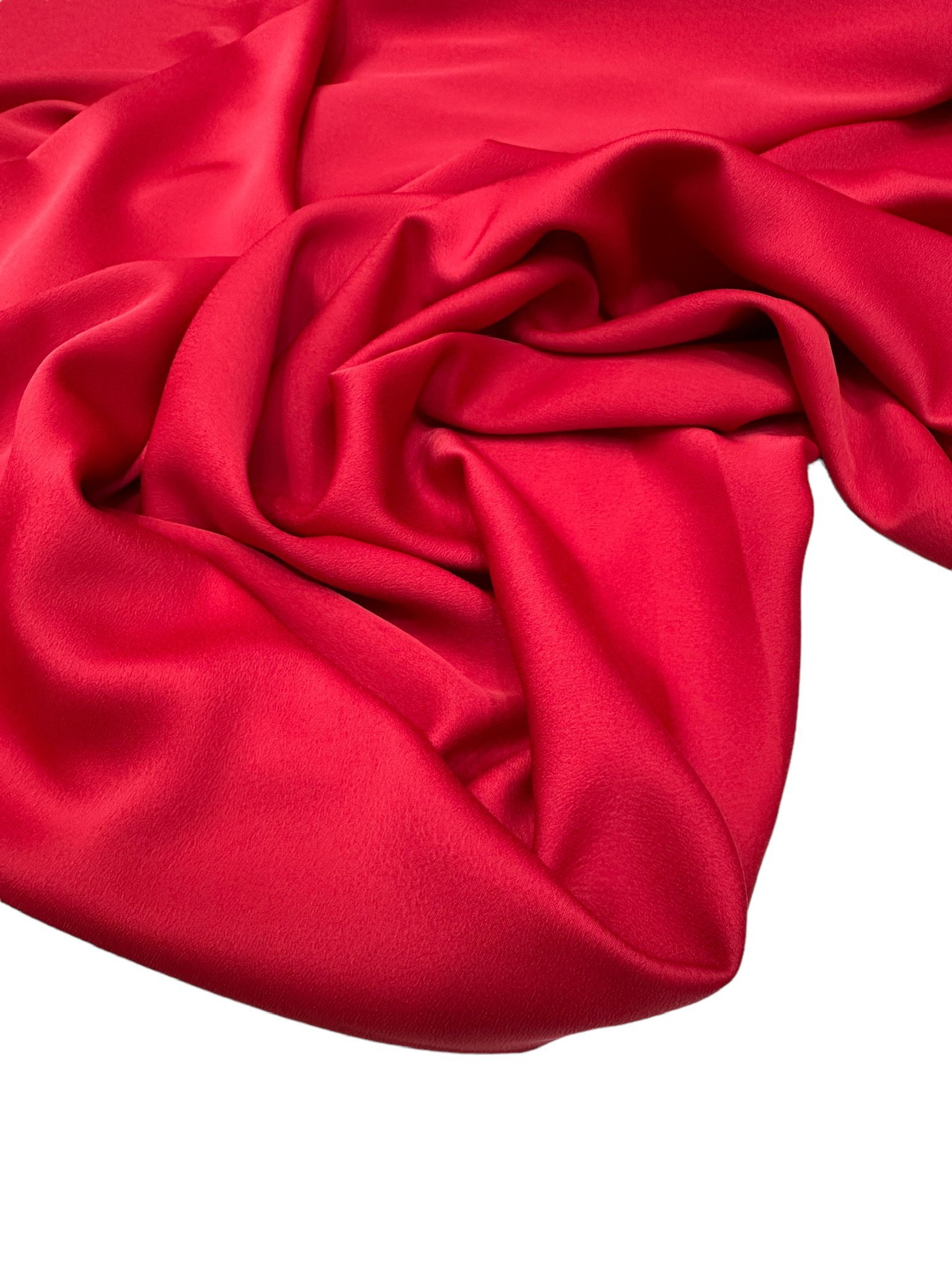 Kırmızı Elbiselik Safira Kumaş