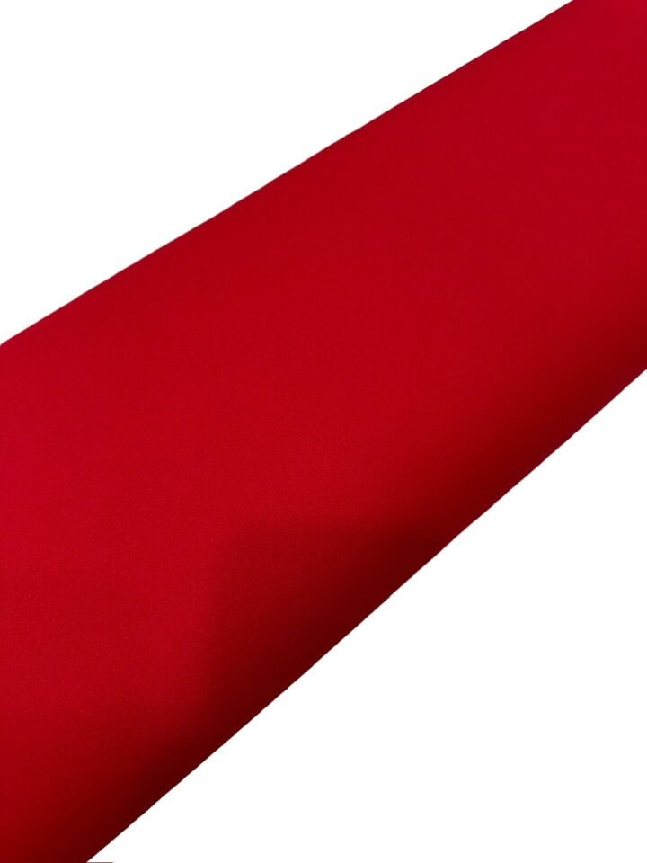 Kırmızı Elbiselik Safira Kumaş