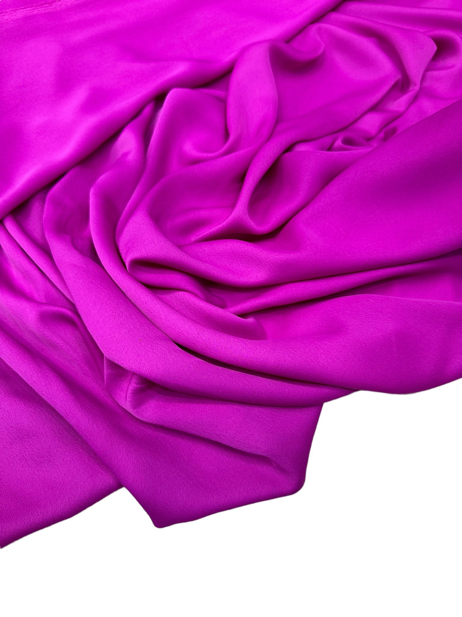 Fuşya Elbiselik Safira Kumaş