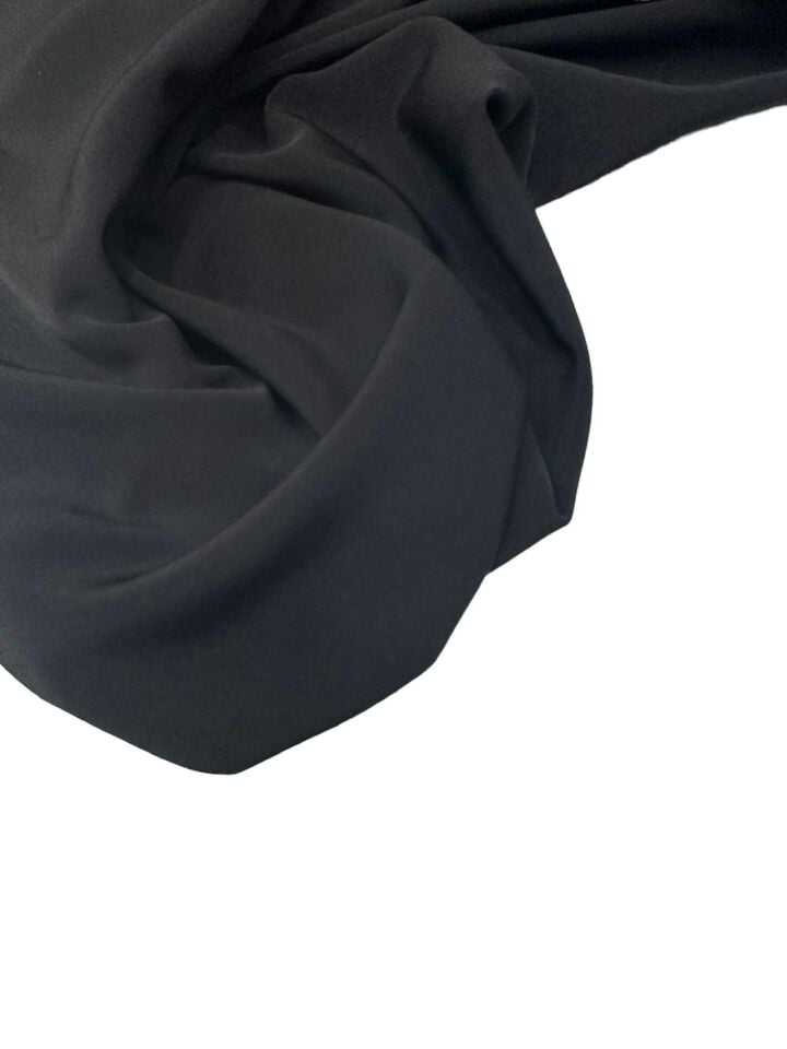 Sıyah Renk Elbiselik Eteklik Pantolonluk Krep Kumaş
