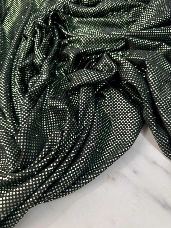 Fantazi Ürün Simli Taşlı Likralı Elbise Abaya Şalvar