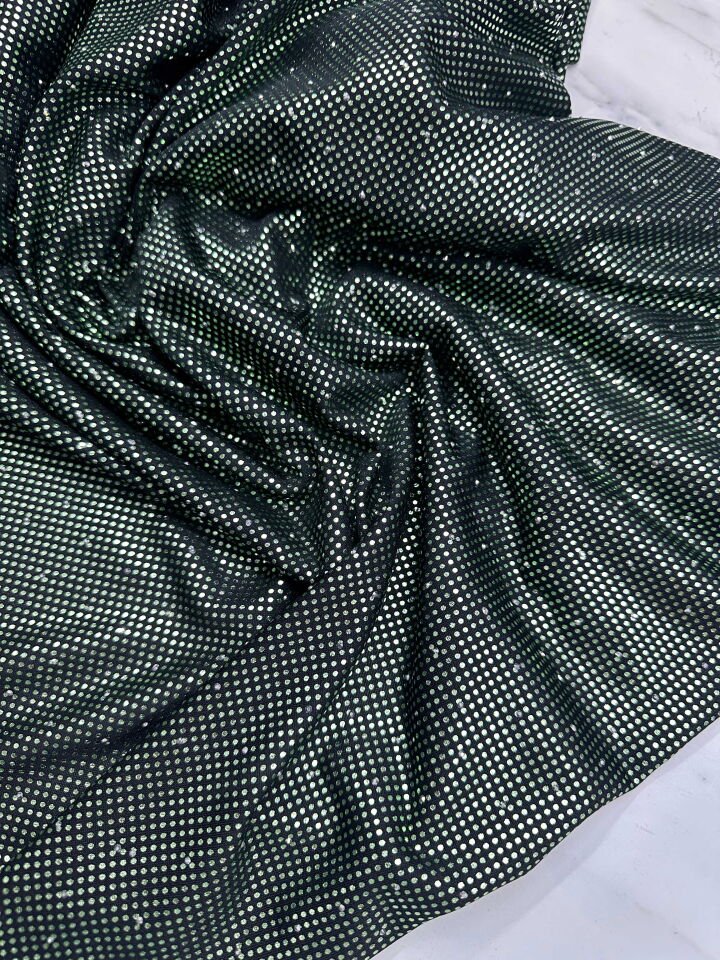 Fantazi Ürün Simli Taşlı Likralı Elbise Abaya Şalvar