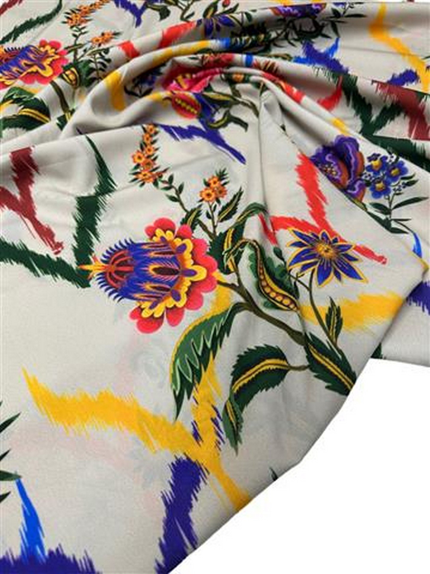 narda Desen Elbiselik Gömleklik Krep Kumaş