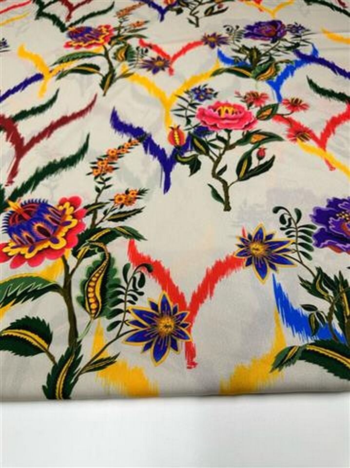 narda Desen Elbiselik Gömleklik Krep Kumaş