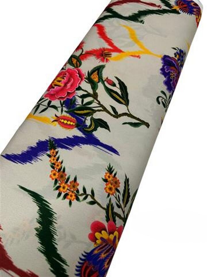 narda Desen Elbiselik Gömleklik Krep Kumaş