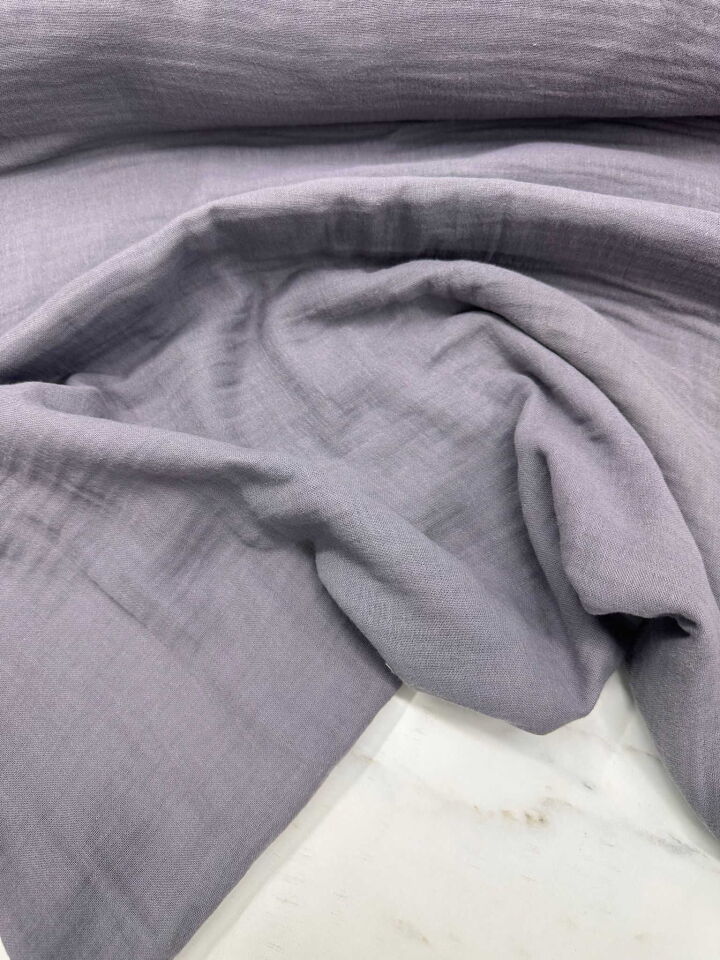 Füme Renk Çift Kat Müslüm Elbise Etek Pantolon Tunik