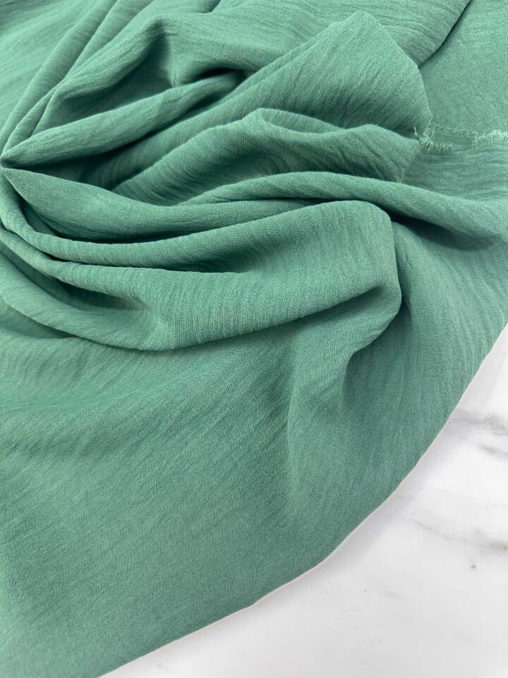 Yeşil Ayrobin Krep Elbise Etek Pantolon Abaya