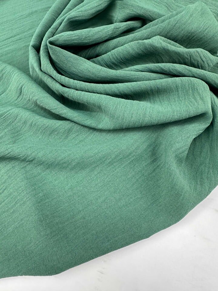 Yeşil Ayrobin Krep Elbise Etek Pantolon Abaya