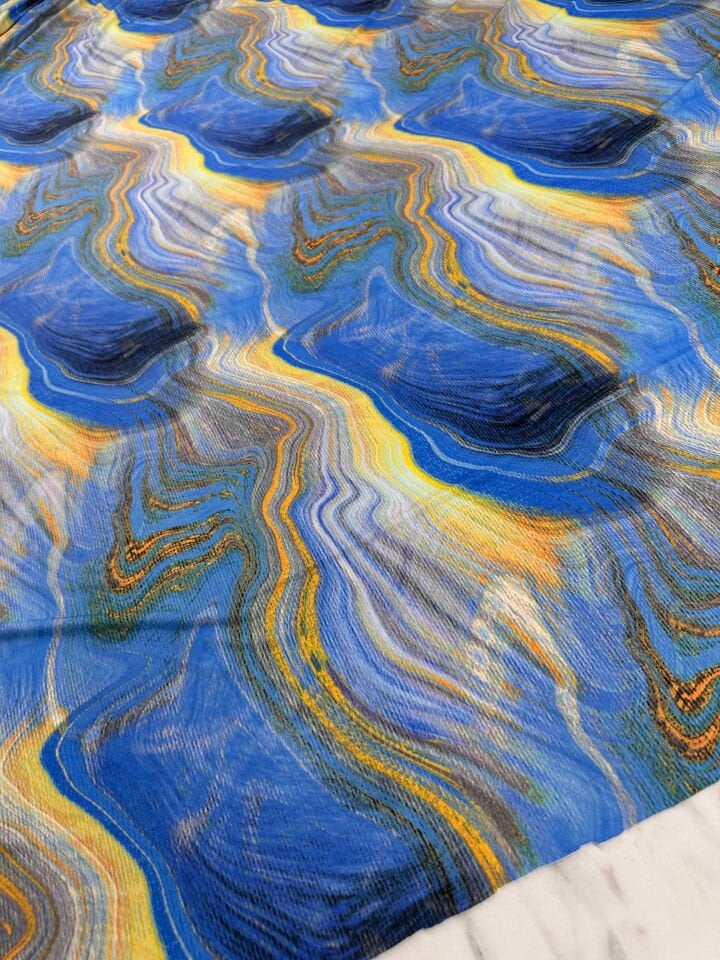 Desenli Likralı Pero Elbise Etek Şalvar Mayo Bikini Olarak Kullanabilirsiniz