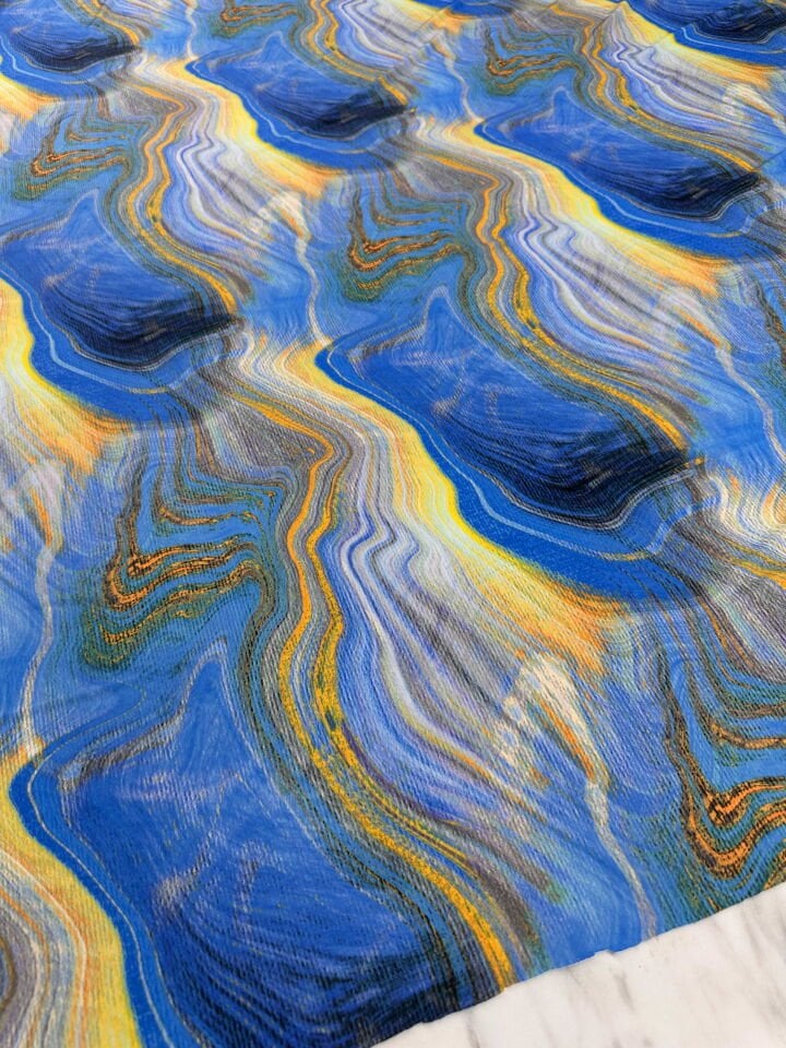 Desenli Likralı Pero Elbise Etek Şalvar Mayo Bikini Olarak Kullanabilirsiniz