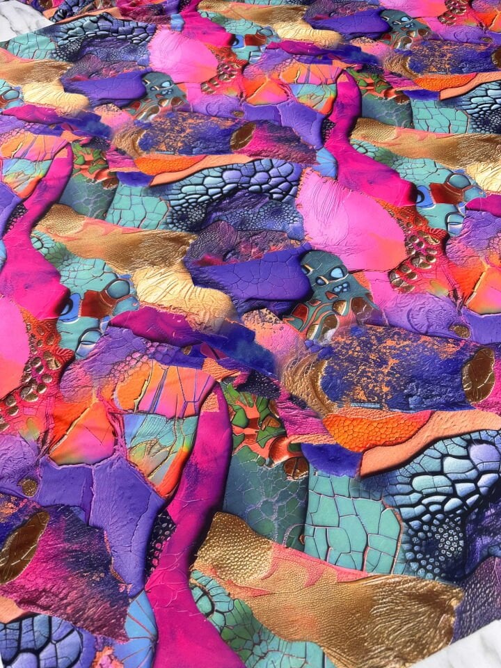 Desenli Likralı Pero Elbise Etek Şalvar Mayo Bikini Olarak Kullanabilirsiniz