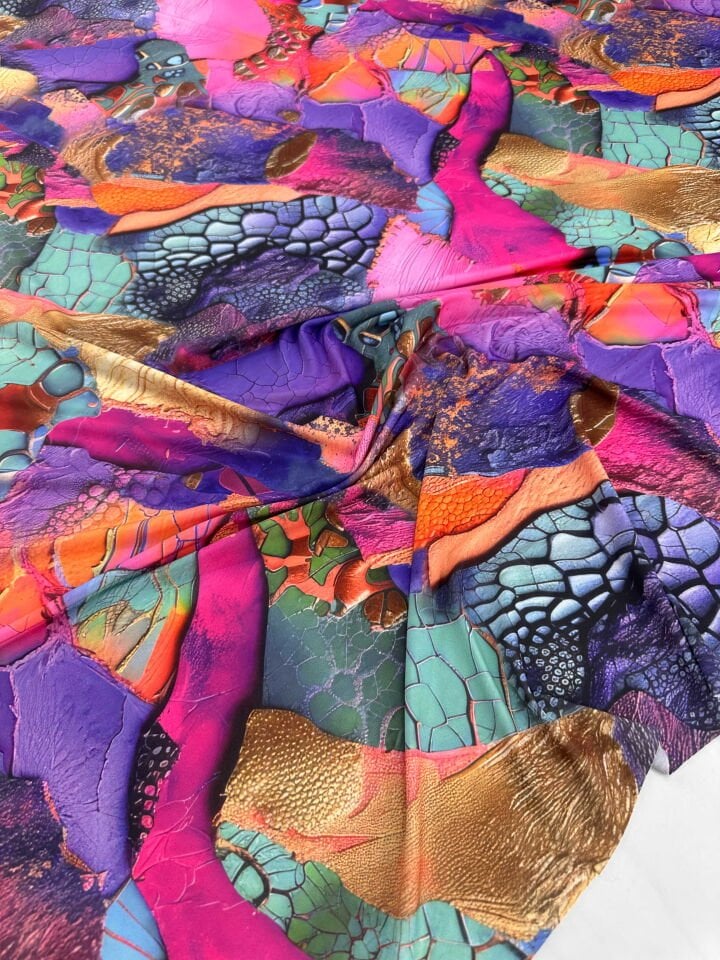 Desenli Likralı Pero Elbise Etek Şalvar Mayo Bikini Olarak Kullanabilirsiniz