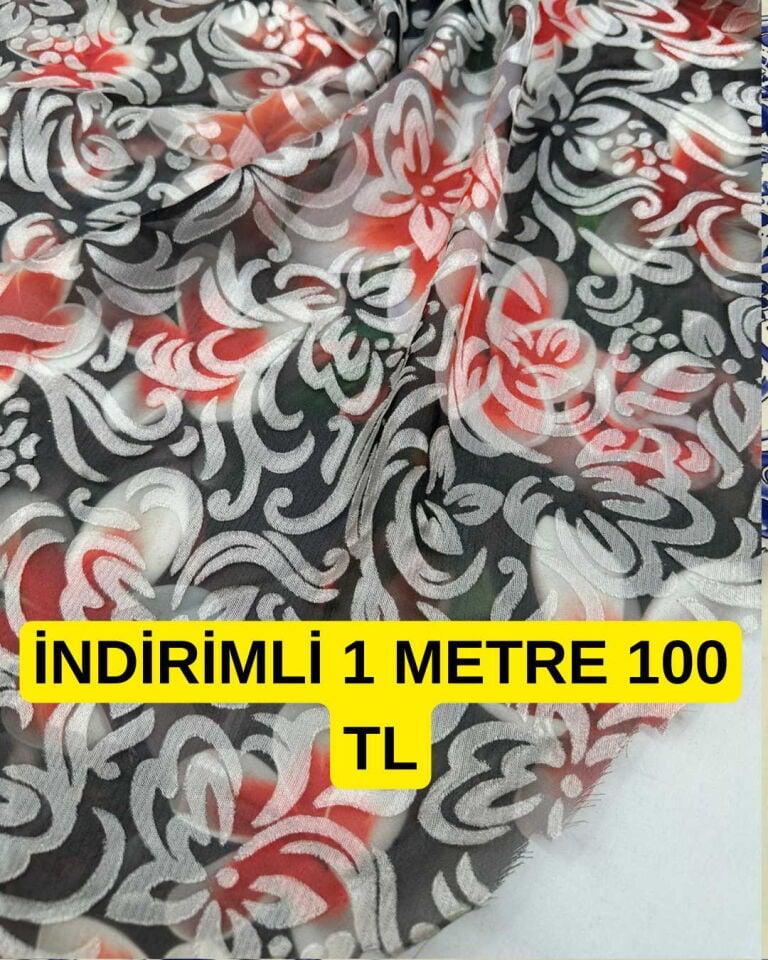 Yakma Organize Şifon Krep Yumuşak Dökümlü Kırışmaz