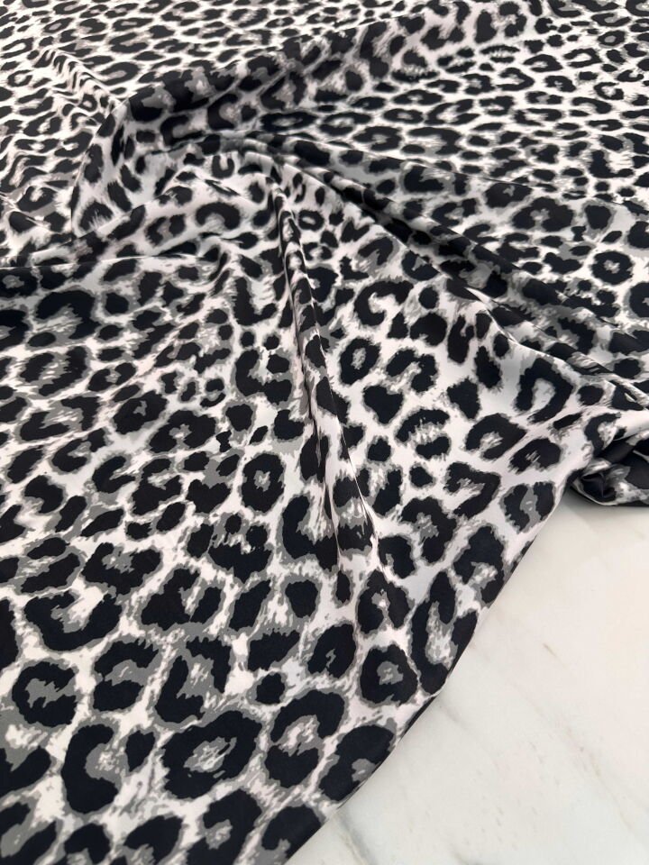 Desenli İpek Saten Elbise Etek Gömlek Şalvar