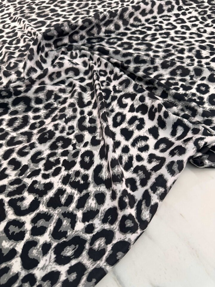 Desenli İpek Saten Elbise Etek Gömlek Şalvar