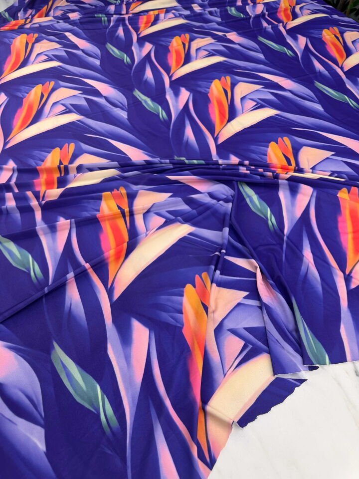 Desenli Likralı Pero Elbise Etek Şalvar Mayo Bikini Olarak Kullanabilirsiniz