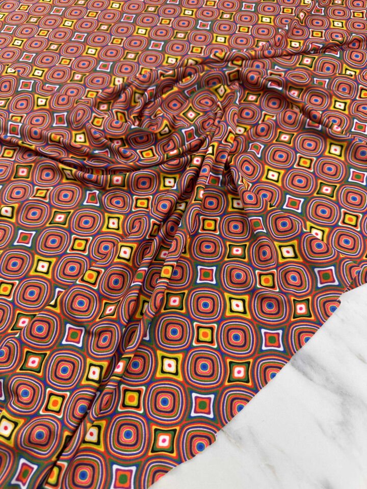 Desenli Likralı Pero Elbise Etek Şalvar Mayo Bikini Olarak Kullanabilirsiniz