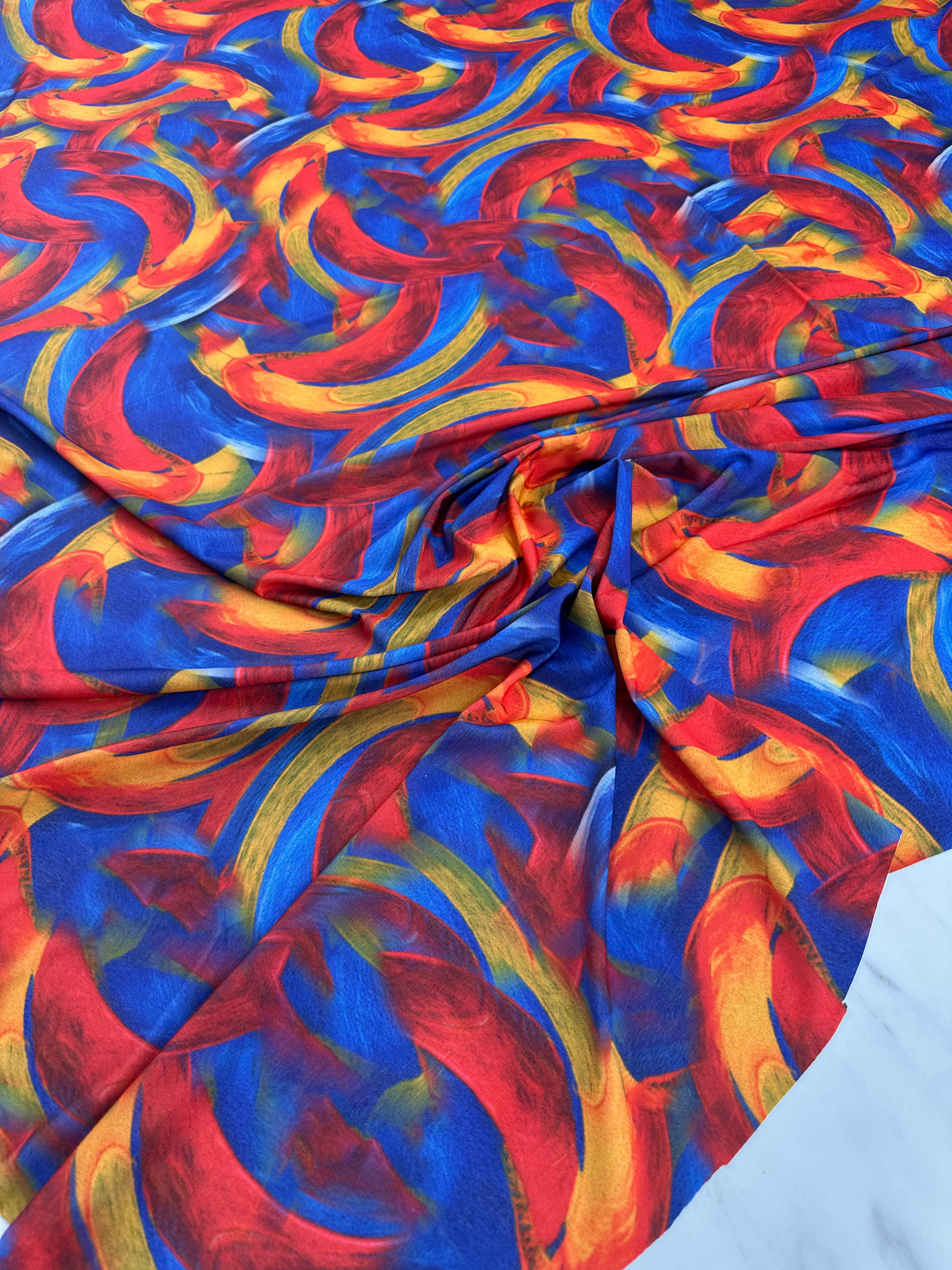 Desenli Likralı Pero Elbise Etek Şalvar Mayo Bikini Olarak Kullanabilirsiniz