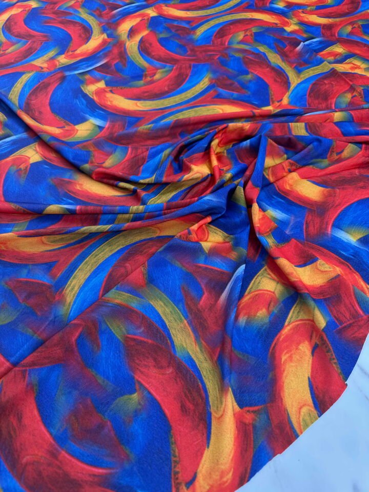 Desenli Likralı Pero Elbise Etek Şalvar Mayo Bikini Olarak Kullanabilirsiniz