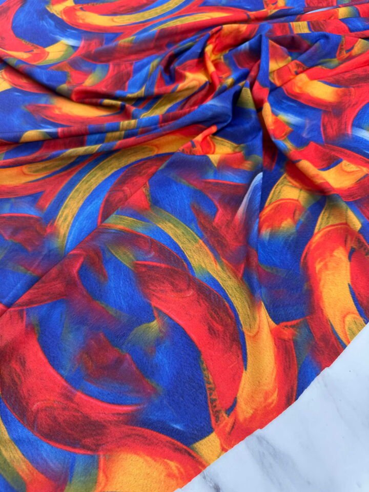 Desenli Likralı Pero Elbise Etek Şalvar Mayo Bikini Olarak Kullanabilirsiniz